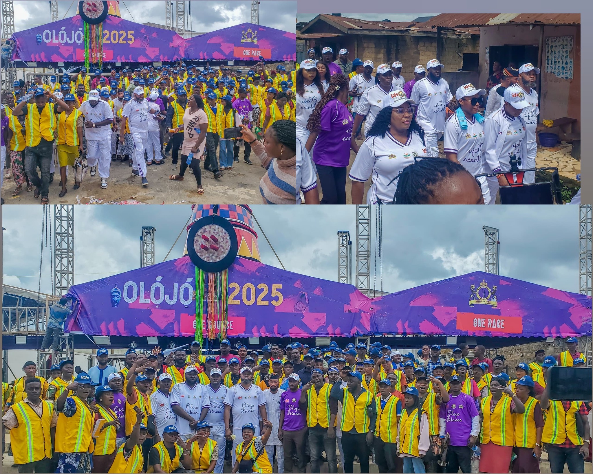 OSUN STATE COMMISSIONER FOR YOUTH AFFAIRS, HON. OLAGUNJU MOSHOOD OLALEKAN, LEADS  'WALK TO LIVE'  AT OLOJO 2025 FESTIVAL IN ILE-IFE.