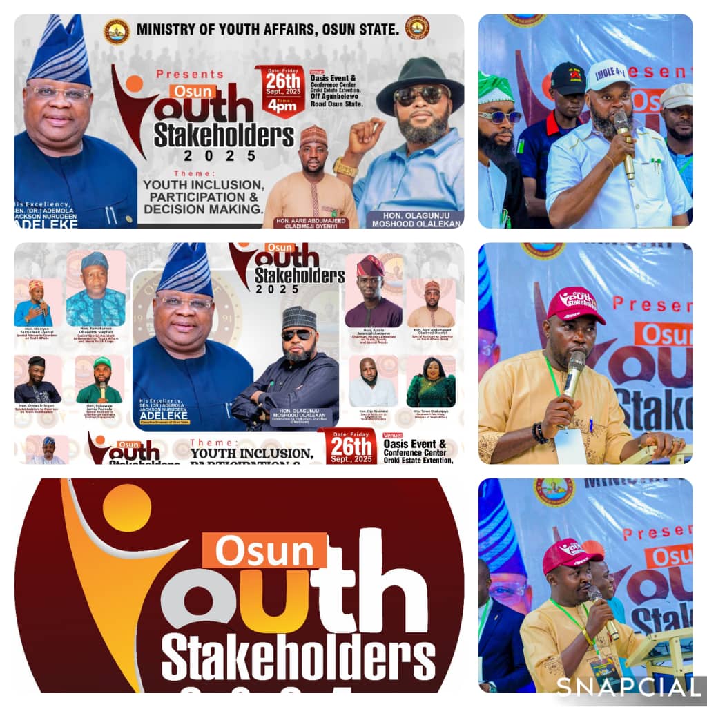 Gratification at it's peak : OSUN YOUTH STAKEHOLDERS 2025